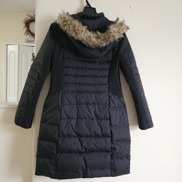 Express Womens hooded parka winter coat size L - Picture 3 of 6